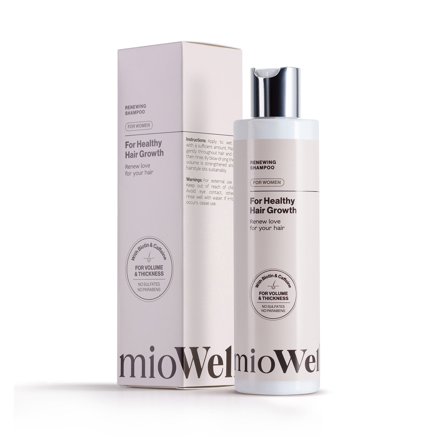 Šampón proti vypadávaniu vlasov s Renewing complex pre ženy mioWell 250ml