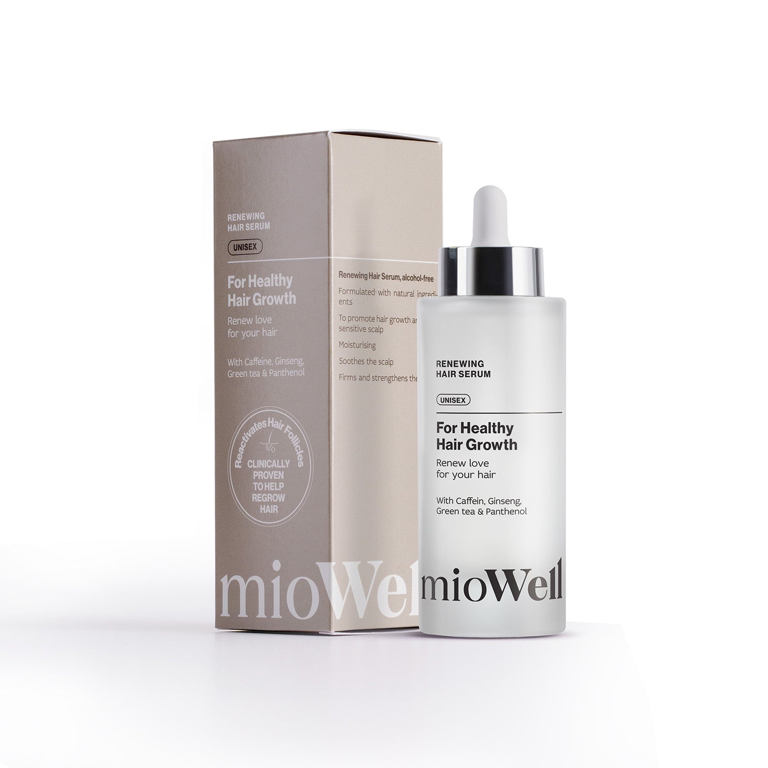 mioWell Renewing Sérum na rast vlasov a pomoc proti vypadávaniu* XL 100ml