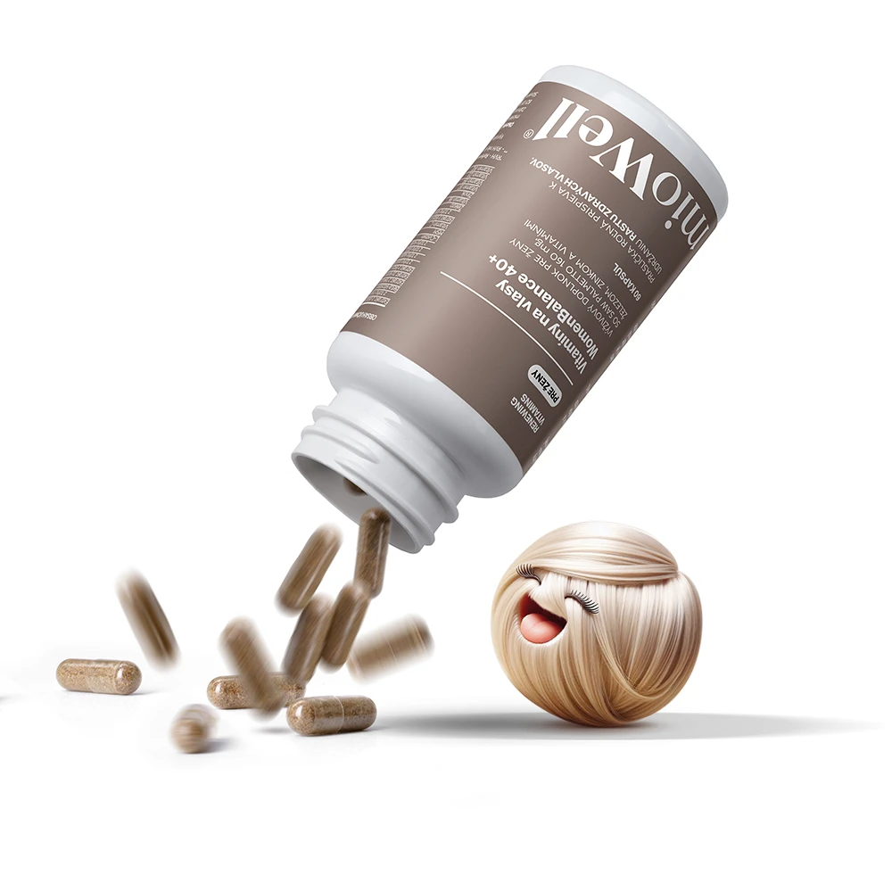 WomenBalance 40+ kapsule - Komplexné riešenie proti vypadávaniu vlasov pre ženy