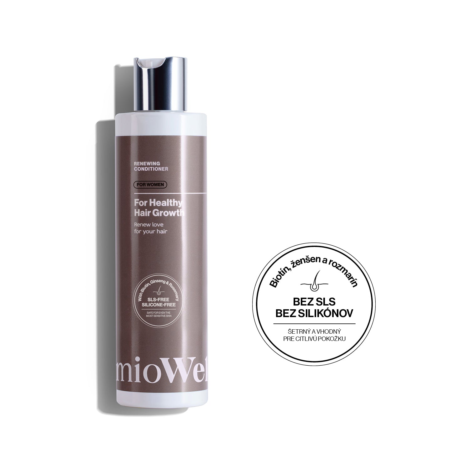 Kondicionér na jemné vlasy pre ženy mioWell 250ml