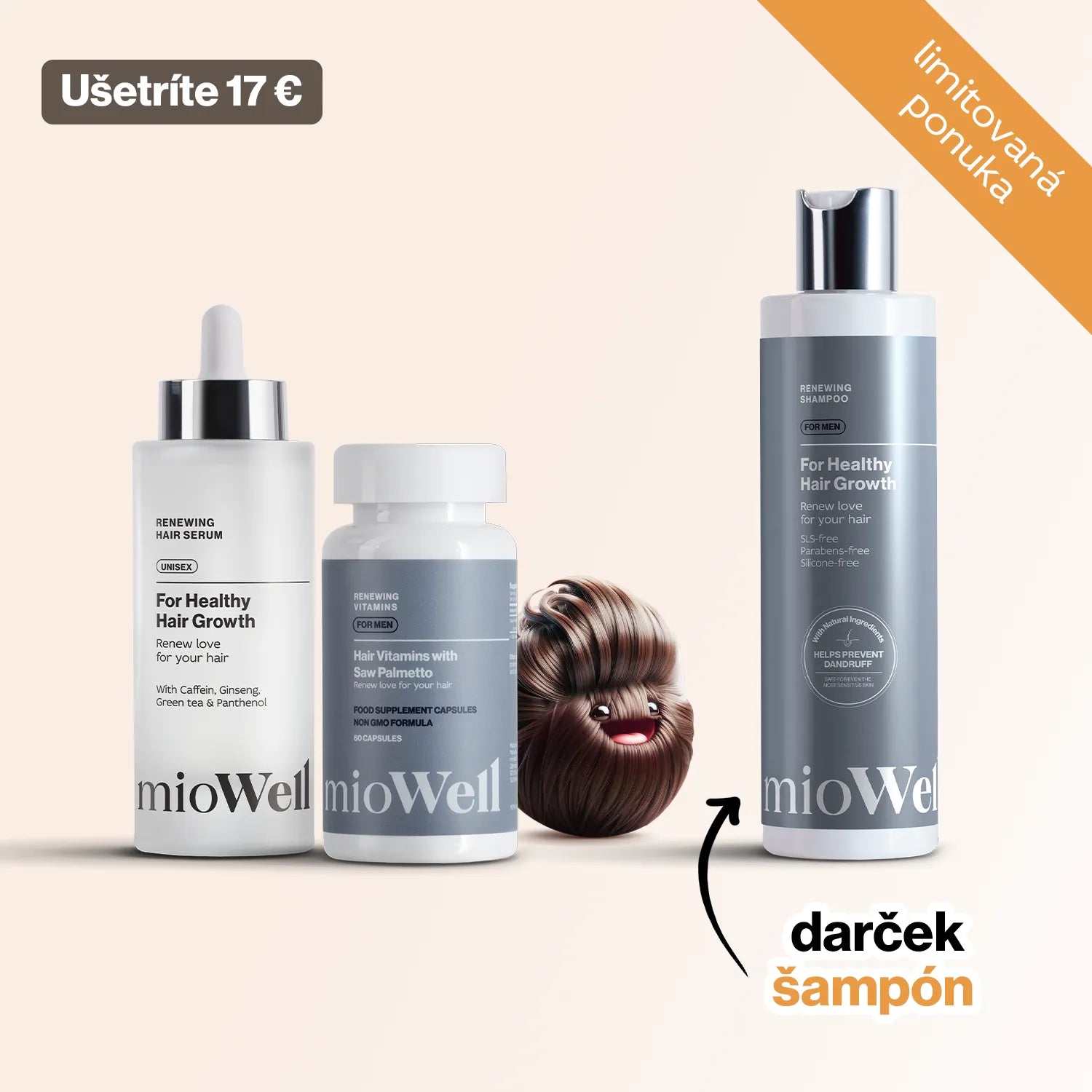 Sérum na podporu rastu vlasov mioWell 100ml XL