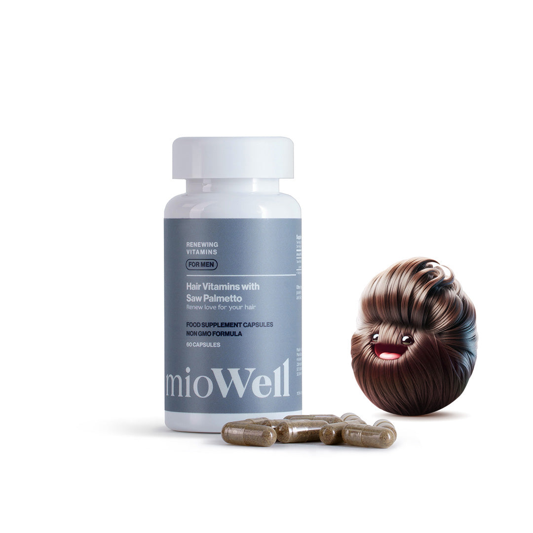 Vitamíny proti vypadávaniu vlasov so Saw Palmetto mioWell
