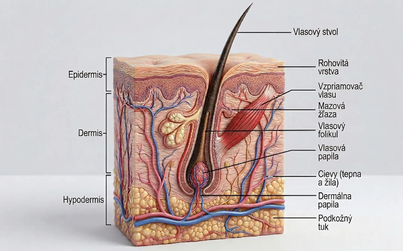 Anatómia vlasu: Čo sa skutočne deje v „živej továrni“ pod vašou pokožkou?