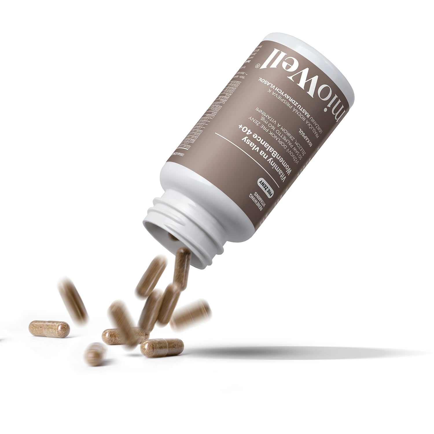 Vitamíny na podporu rastu vlasov pre ženy WomenBalance 40+