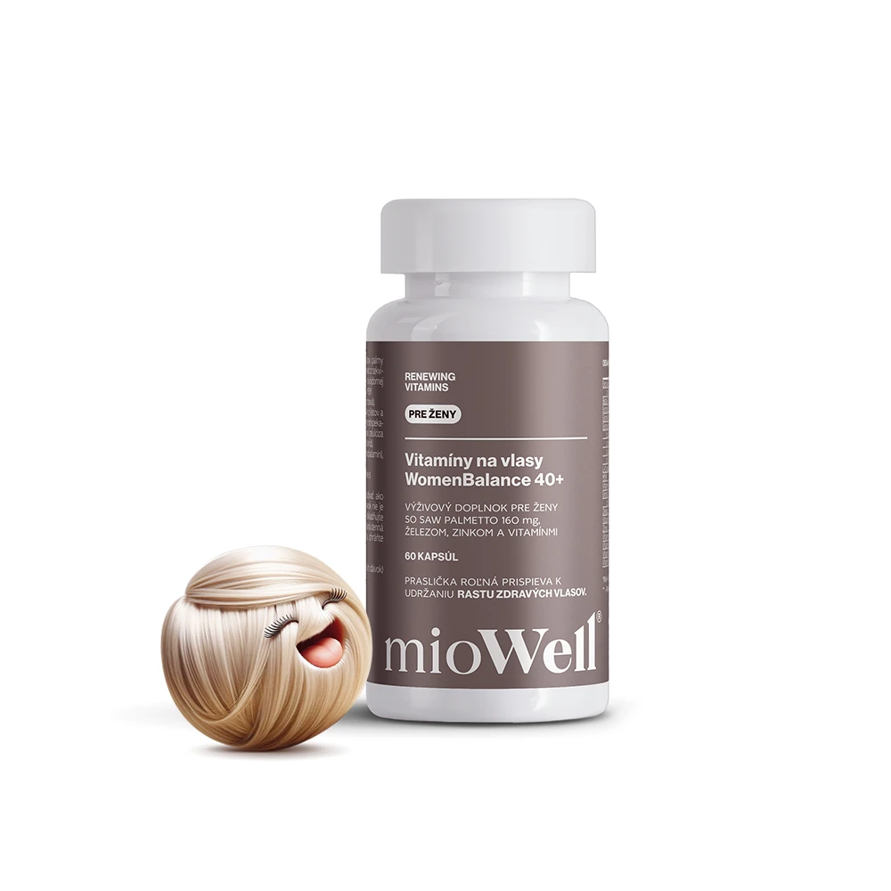 WomenBalance 40+ kapsule - Komplexné riešenie proti vypadávaniu vlasov pre ženy