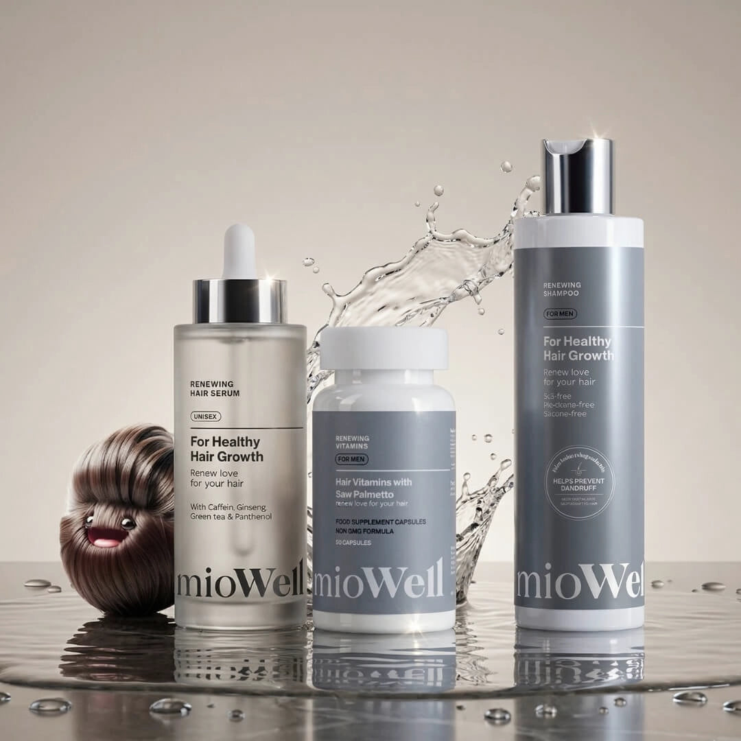 Kompletný program na rast vlasov pre mužov - mioWell Synergic Protocol™️