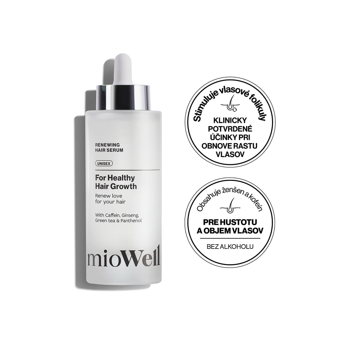 mioWell Renewing Sérum proti vypadávaniu vlasov XL 100ml