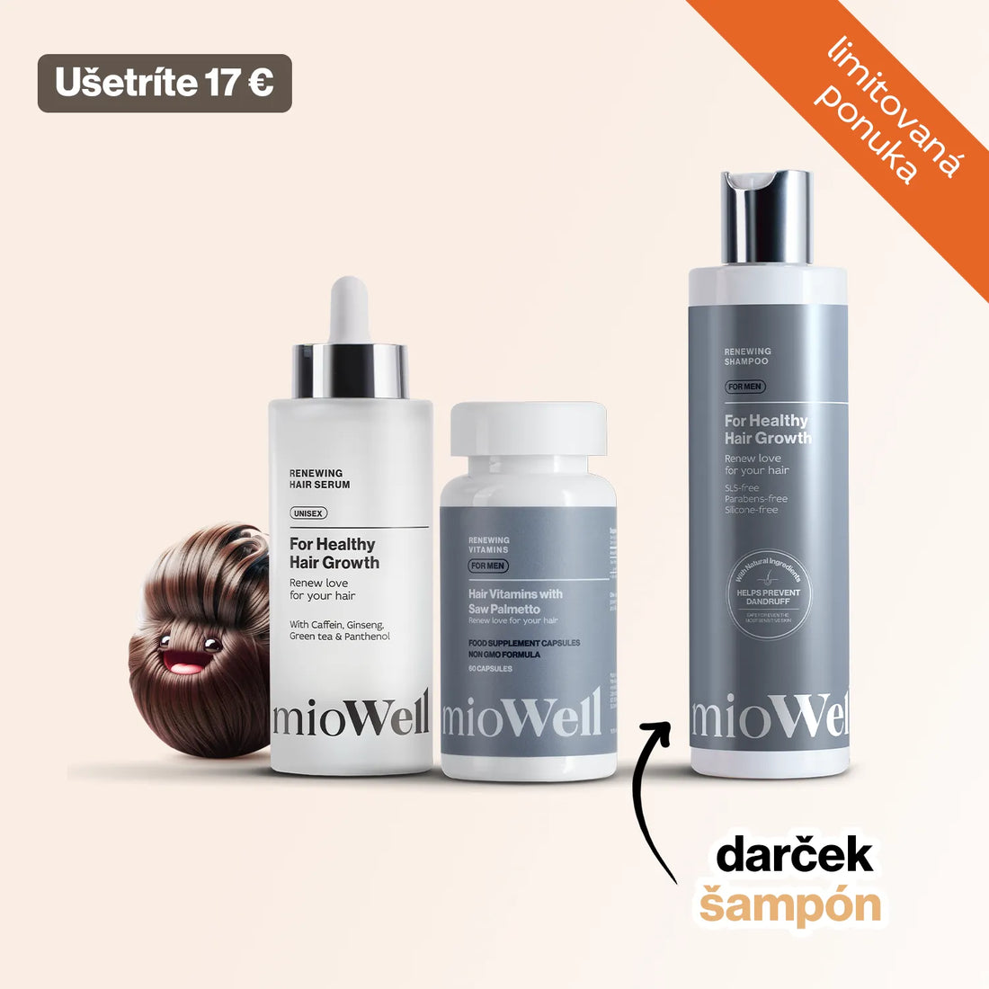 Kompletná synergická liečba pre mužov mioWell