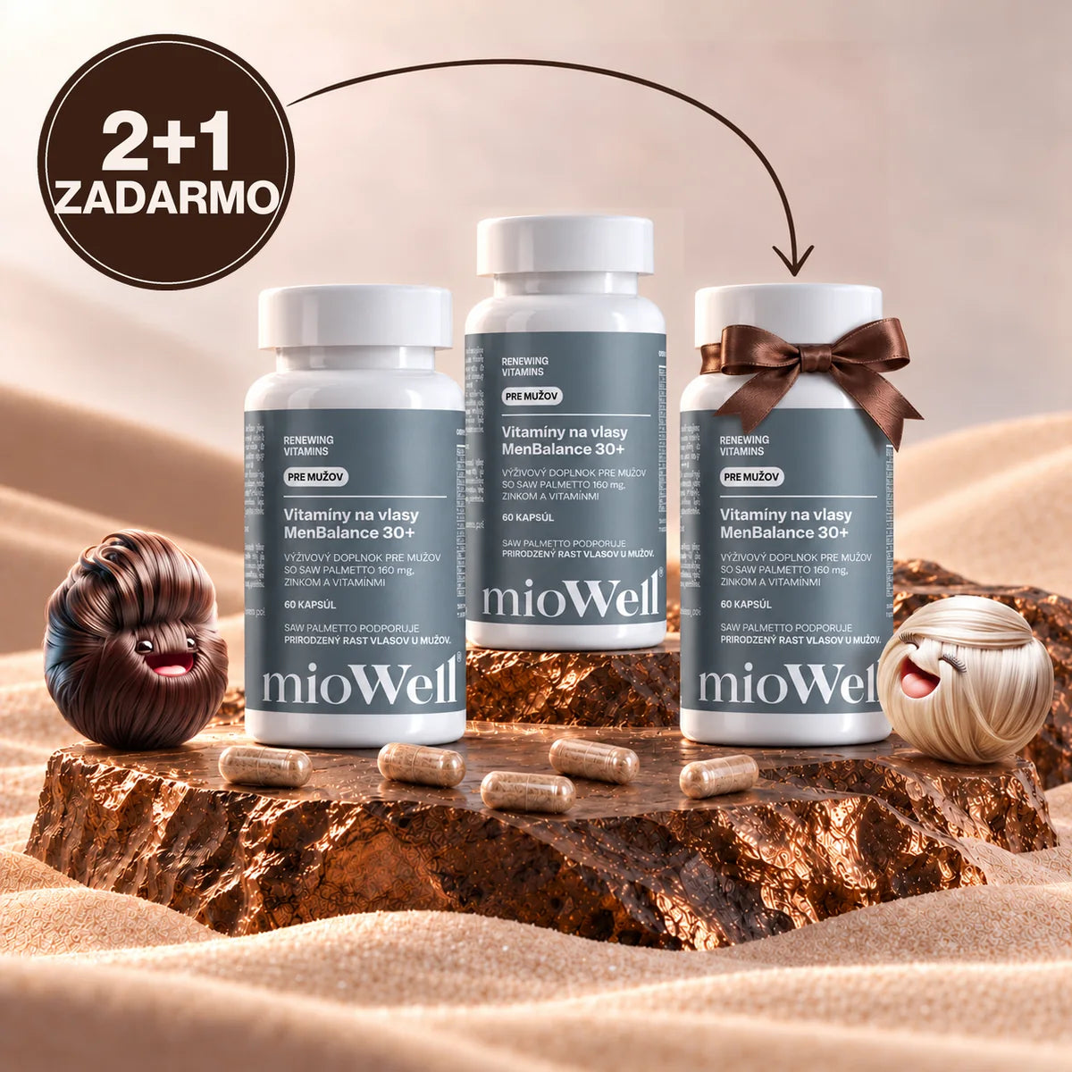 MenBalance 30+ – 3 balenia na 3 mesiace, tretie zadarmo