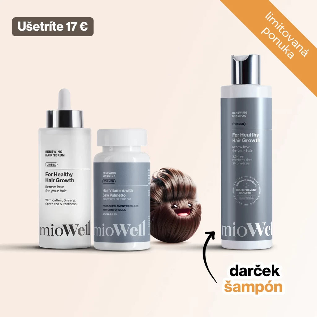 MenBalance 30+ kapsule so Saw Palmetto - Komplexné riešenie proti vypadávaniu vlasov pre mužov